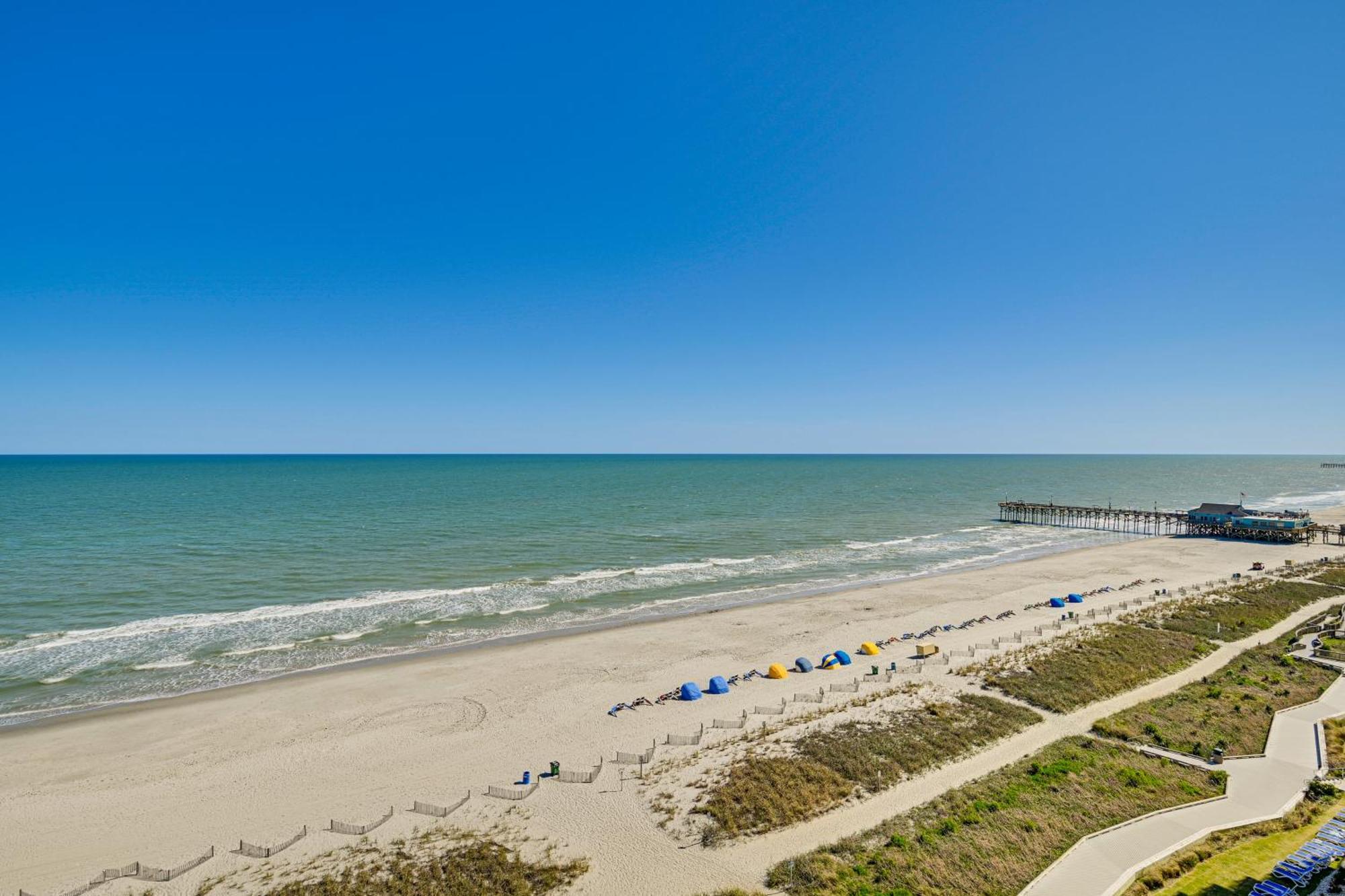 מירטל ביץ' Beachy Condo With Pool Access And Steps To Boardwalk! מראה חיצוני תמונה