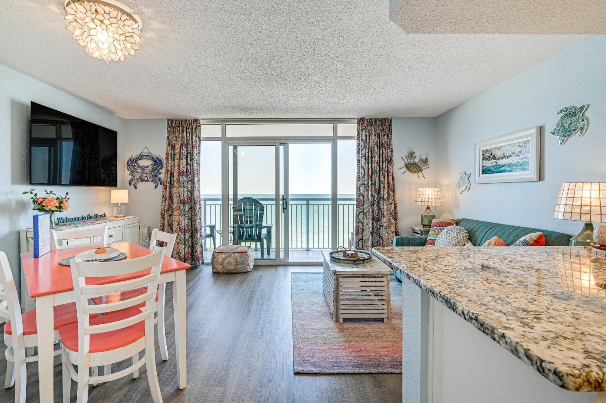 מירטל ביץ' Beachy Condo With Pool Access And Steps To Boardwalk! מראה חיצוני תמונה
